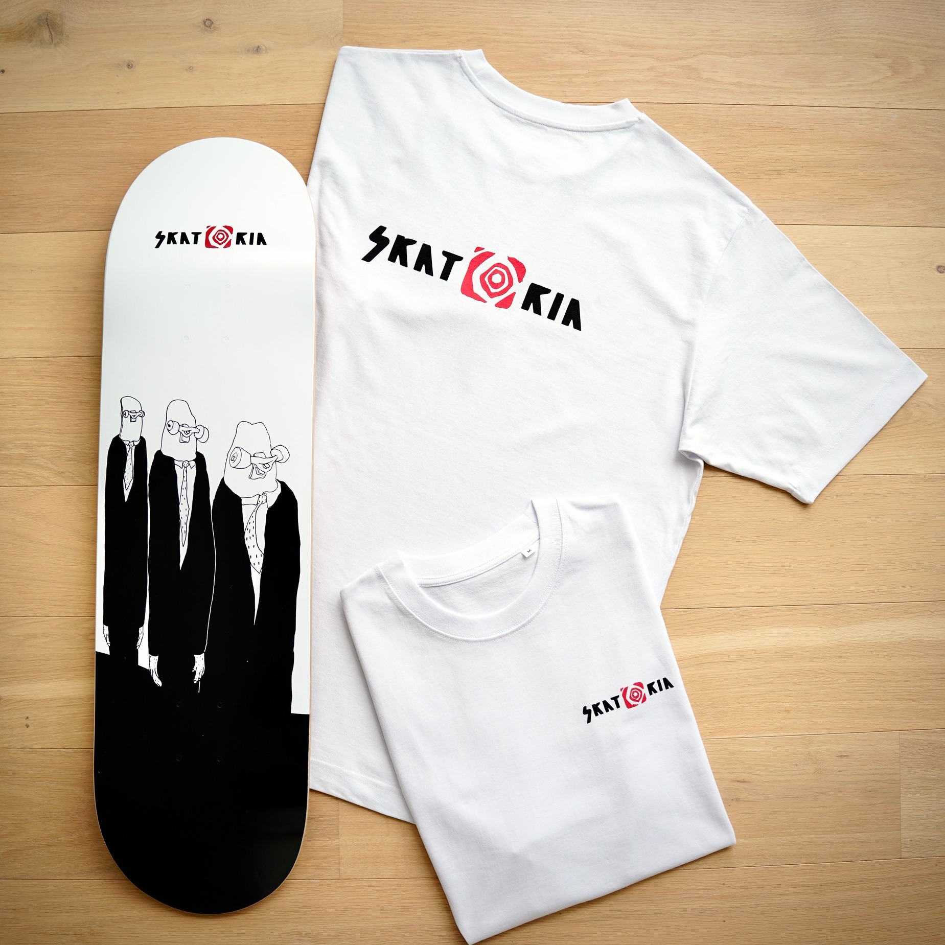 Board collector et Tshirts Skatoria 2023