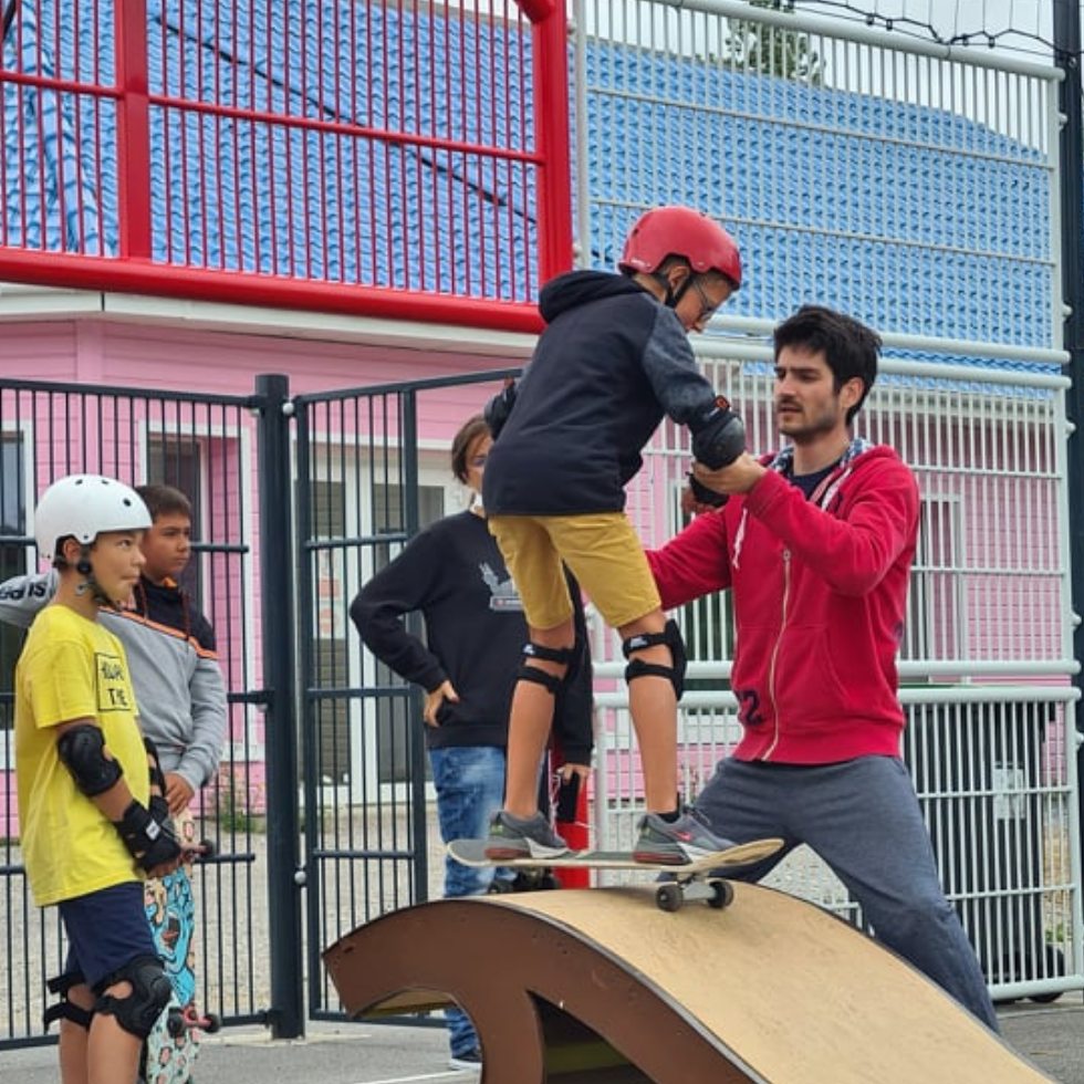 Initiation skate La Vague à Merlimont