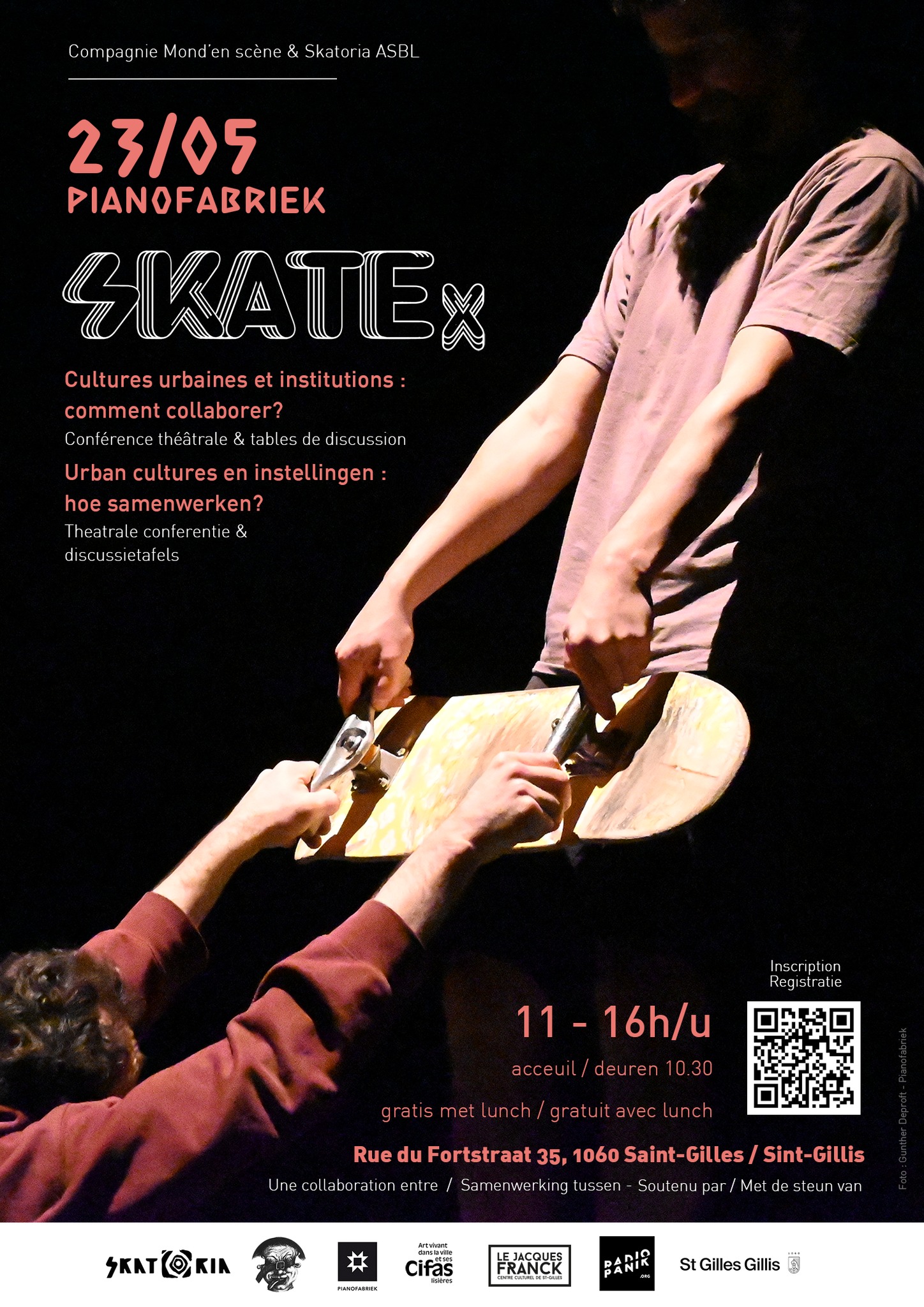 SKATEx, événement le 23 mai à la Pianofabriek