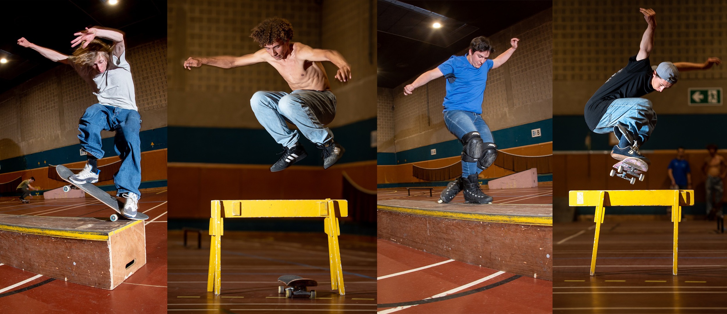 Photo mixte de la session Skateness Club - Photo : Vincent Rocher