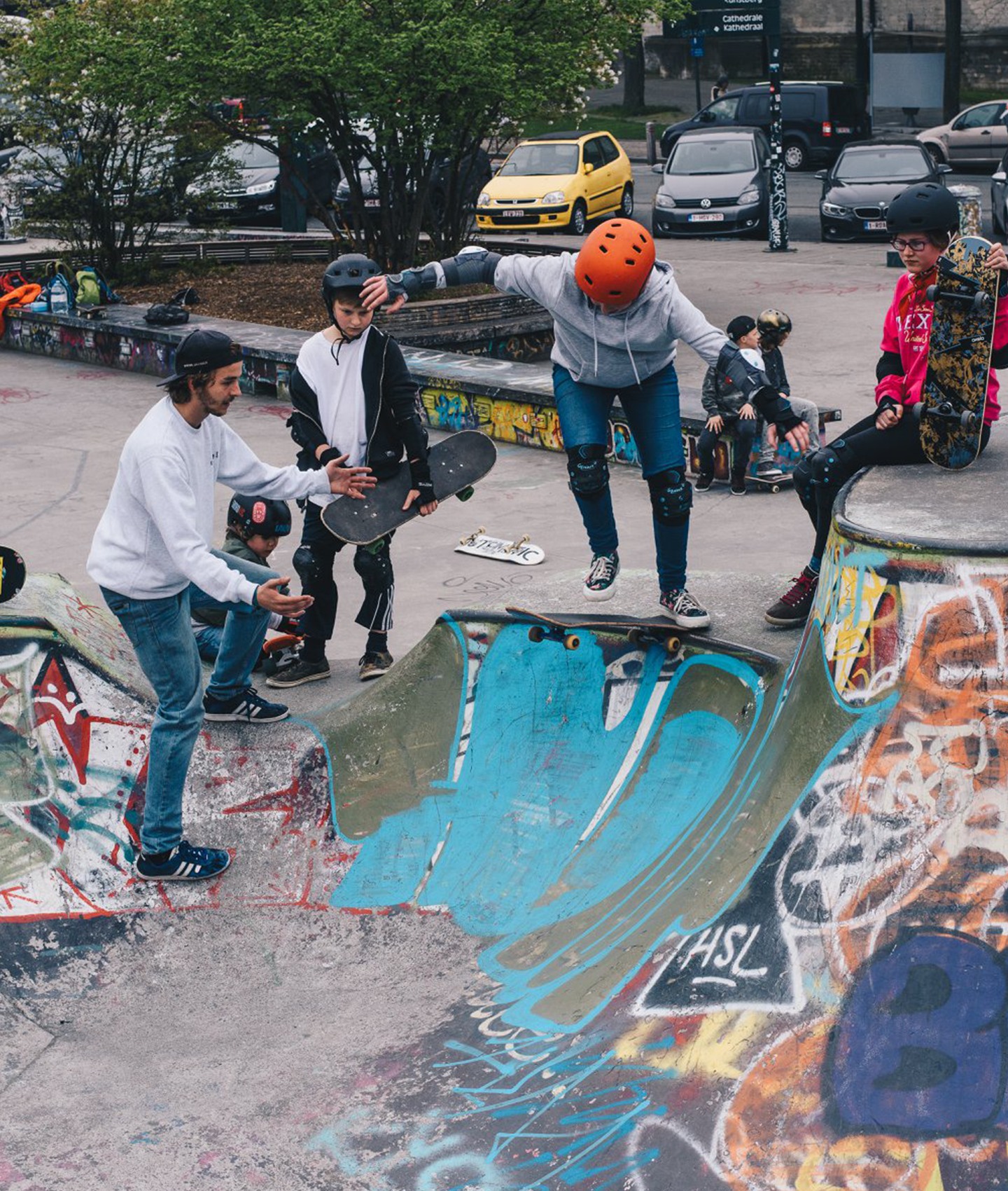 Tour des skateparks - skatepark de Hal - stage Skatoria