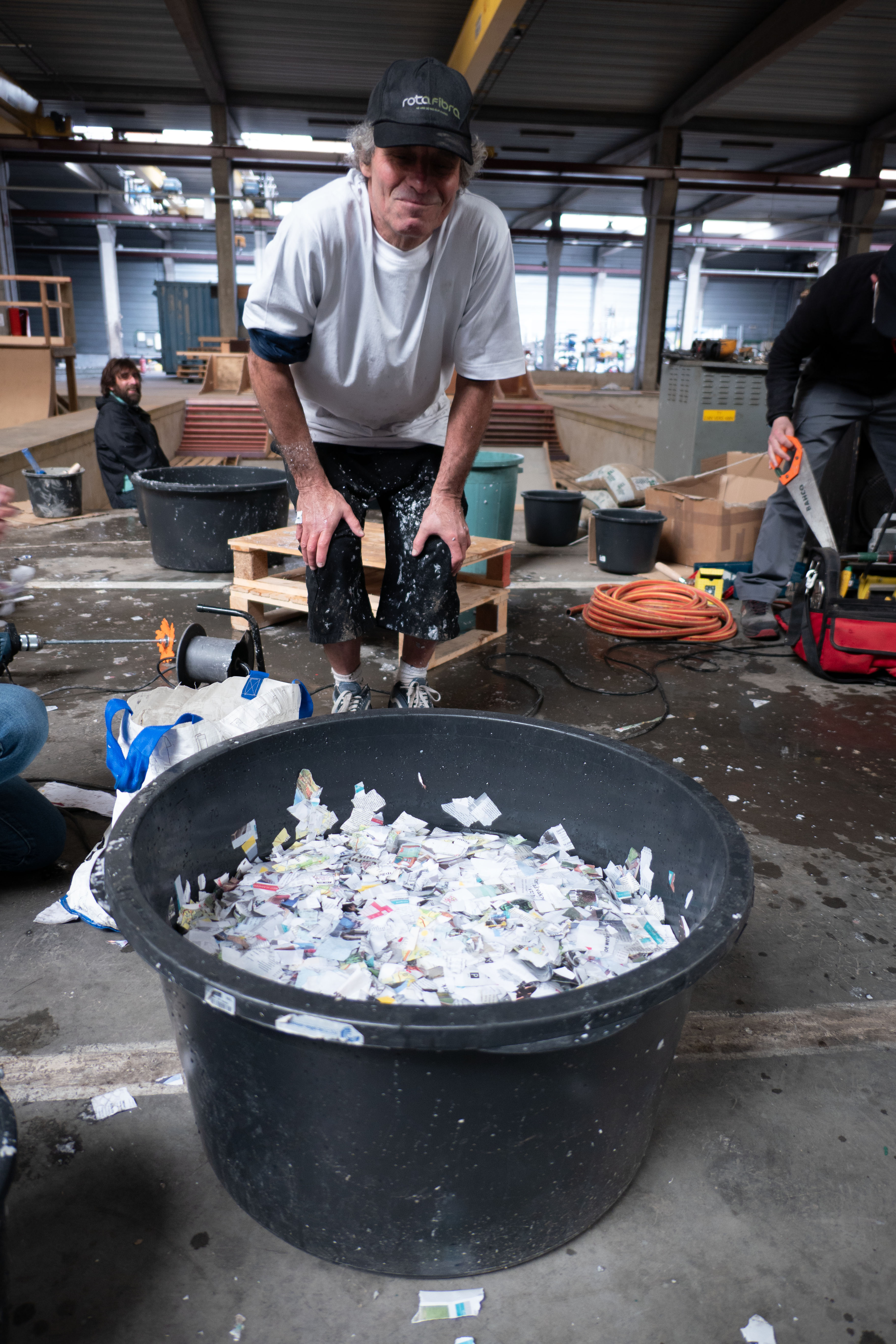 George Rotatori - paper pulp mix