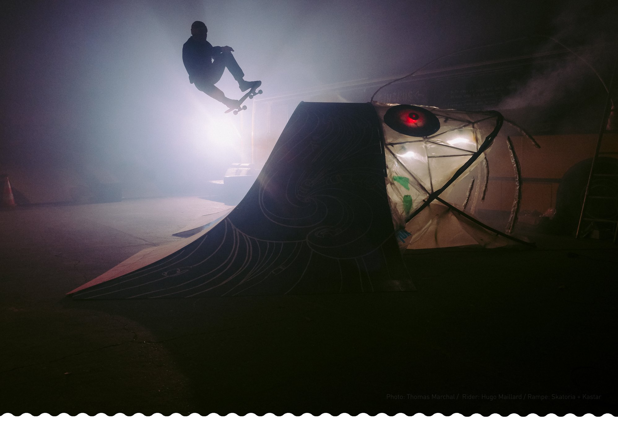 Hugo Maillard Fs ollie abyssal Fish Ramp - Thomas Marchal