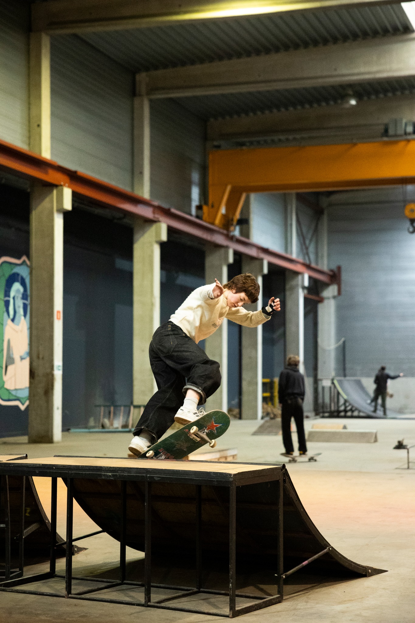 Photo de Five-o à l'inauguration du Skatelab