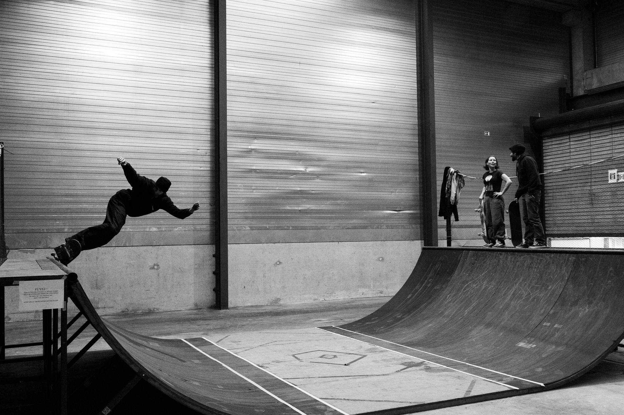 Photo de la mini rampe Brusk au Skatelab