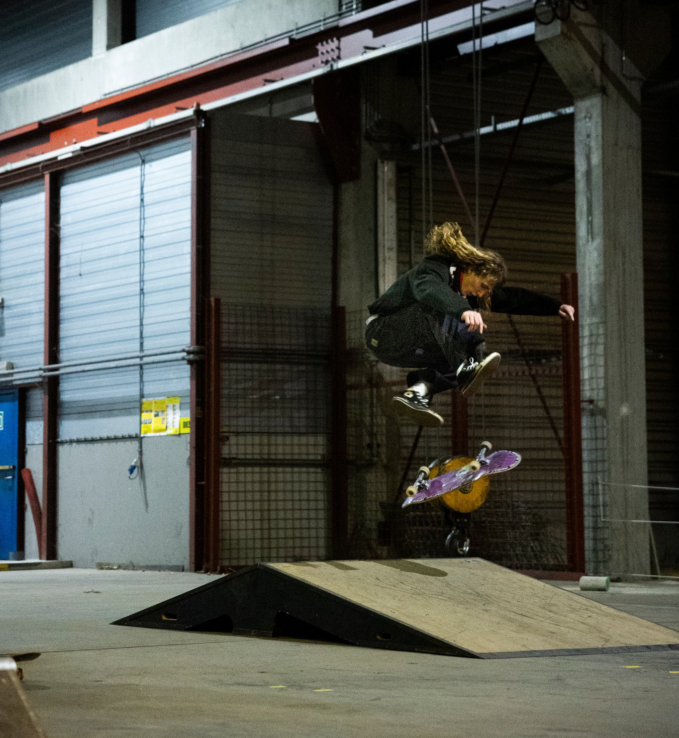 360 flip at skatelab